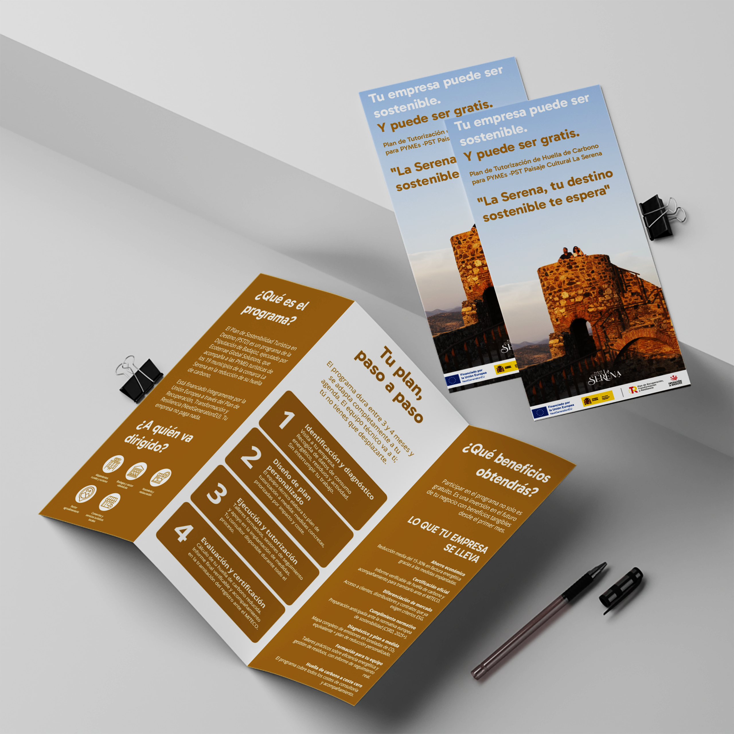 Diseño de cartelería para eventos de la Diputación de Badajoz.