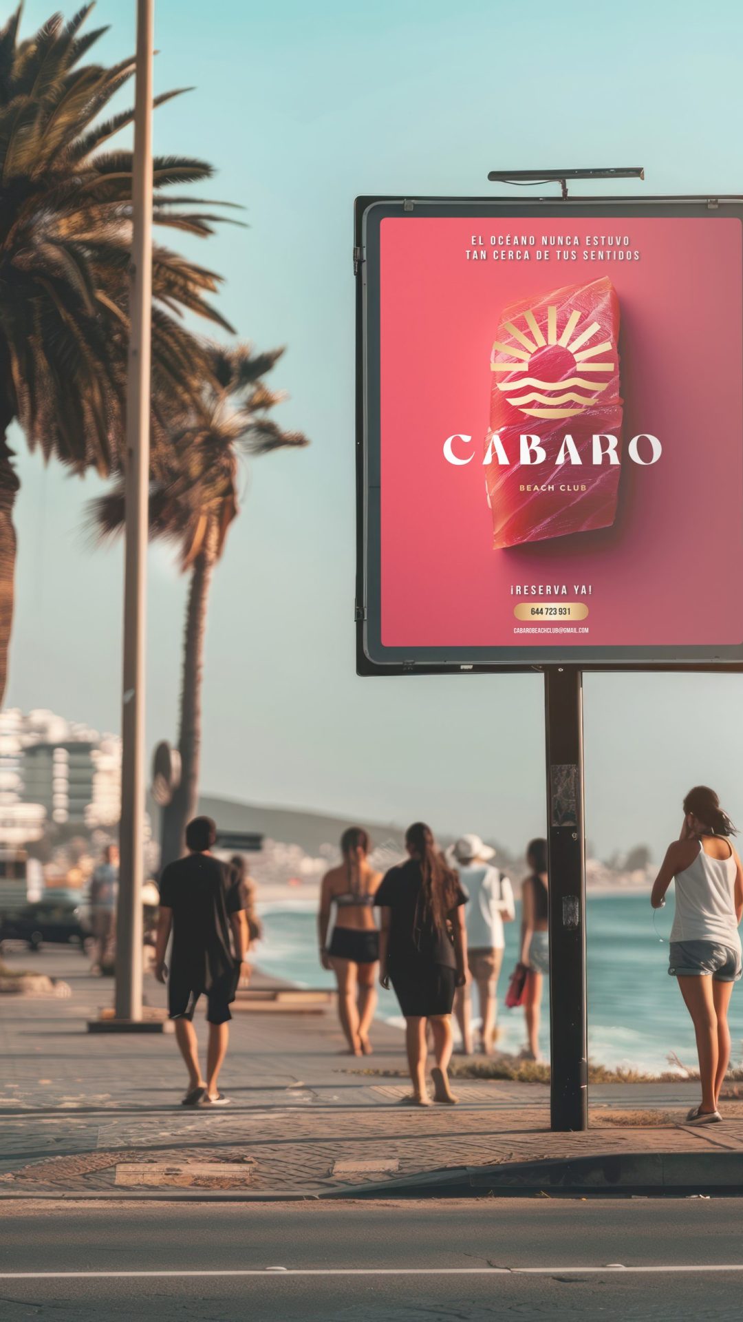 Cábaro – Beach Promenade Billboard