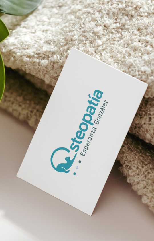 Osteopartía - buisness card