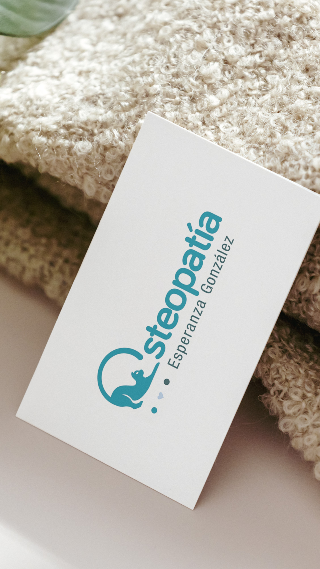 Osteopartía - buisness card
